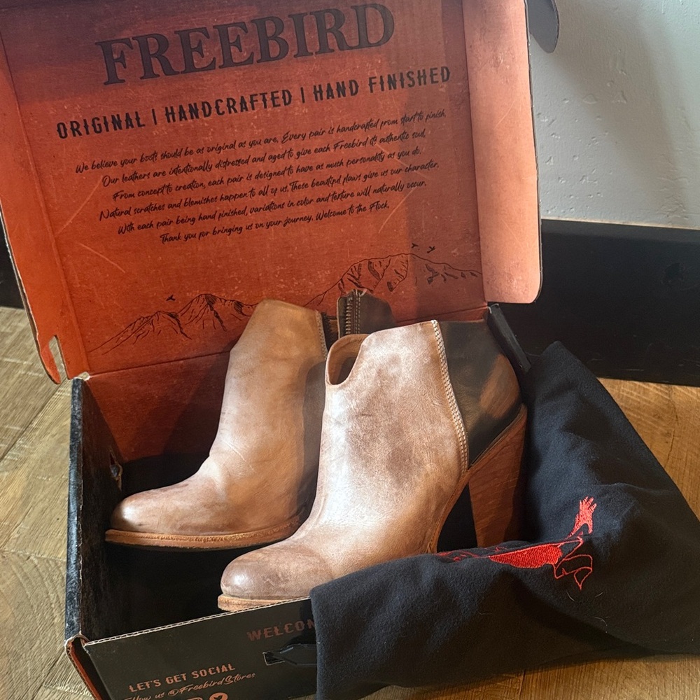 Freebird Women's Brown Ankle Booties